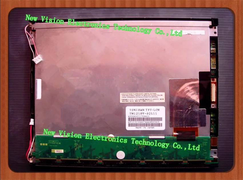 

TM121SV-02L11 Original 12.1 inch 800*600 TFT LCD Panel Screen for Torisan
