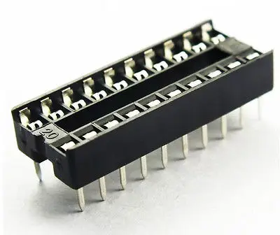 10PCS 20-Pin 20PIN DIL DIP IC Socket PCB Mount Contor NEW