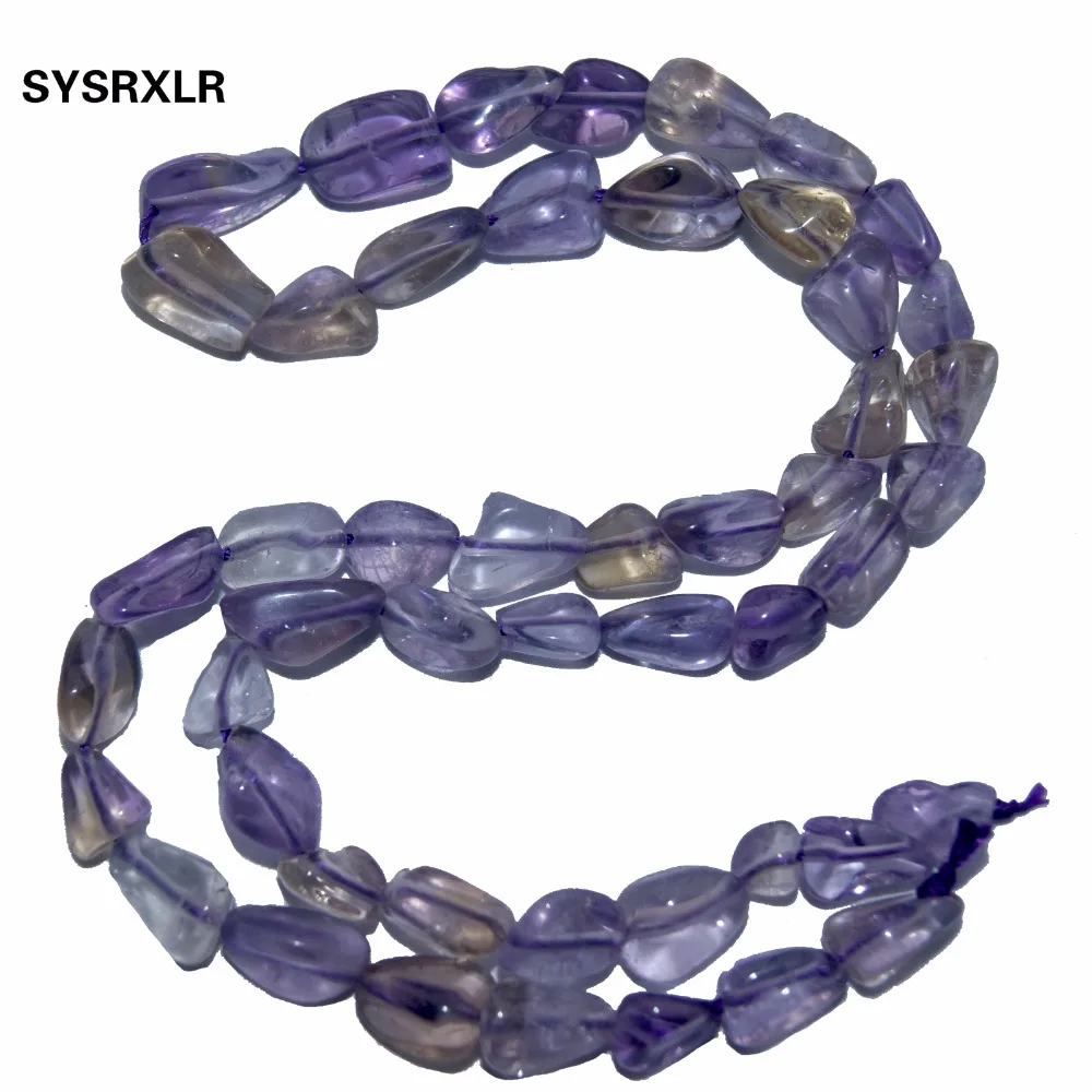 5-10 MM Irregular Gravel Shape Natural Ametrines Crystal Stone Spacer Loose Beads For Jewelry Making DIY Bracelet Necklace