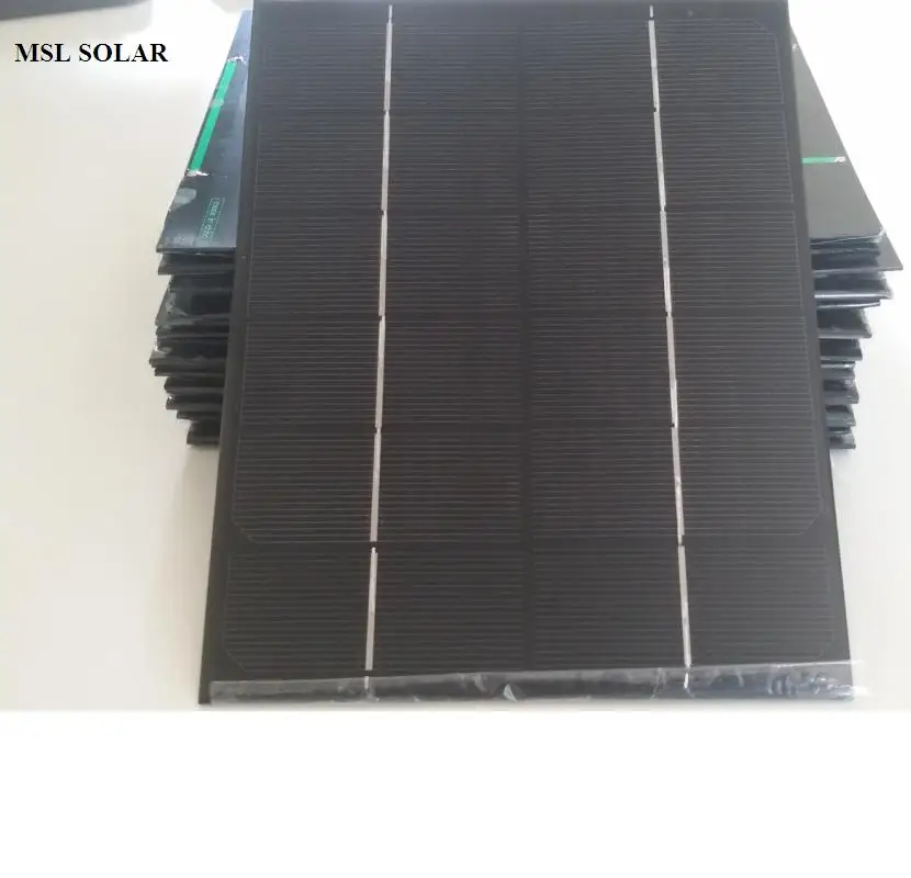 ALLMEJORE 6V 6W Solar panel The Toppest Quality Monocrystalline Epoxy Mini Soalr panel Give USB Cable for Free DIY Solar charger