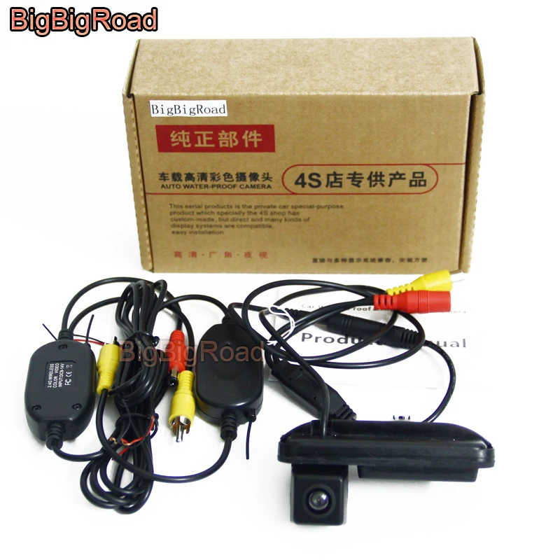 BigBigRoad For Mercedes Benz MB B Class B180 B200 W246 2012 2013 2014 2015 Car Parking Trunk Handle Rear View Backup Camera