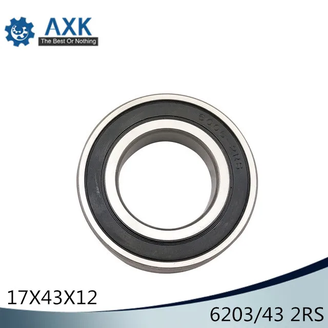 

6203/43 2RS Non-standard Ball Bearings 17*43*12 mm ABEC-1 ( 2 Pcs ) 174312 Bearing