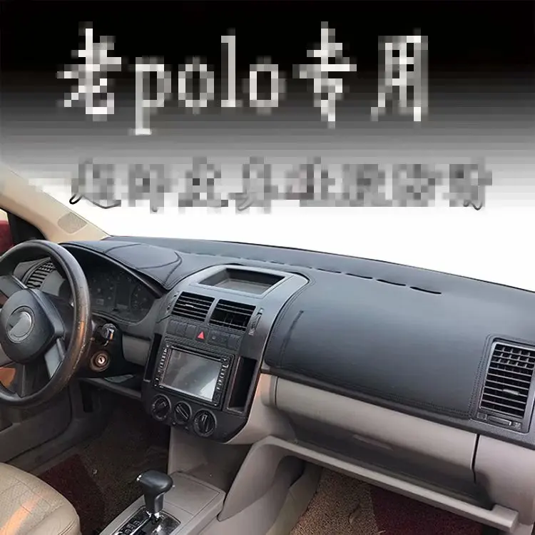 

For Volkswagen VW Polo 2002 2003 2004 2005 2006 2007 Leather Dashmat Dashboard Cover Dash SunShade Carpet Car Styling Dash mat