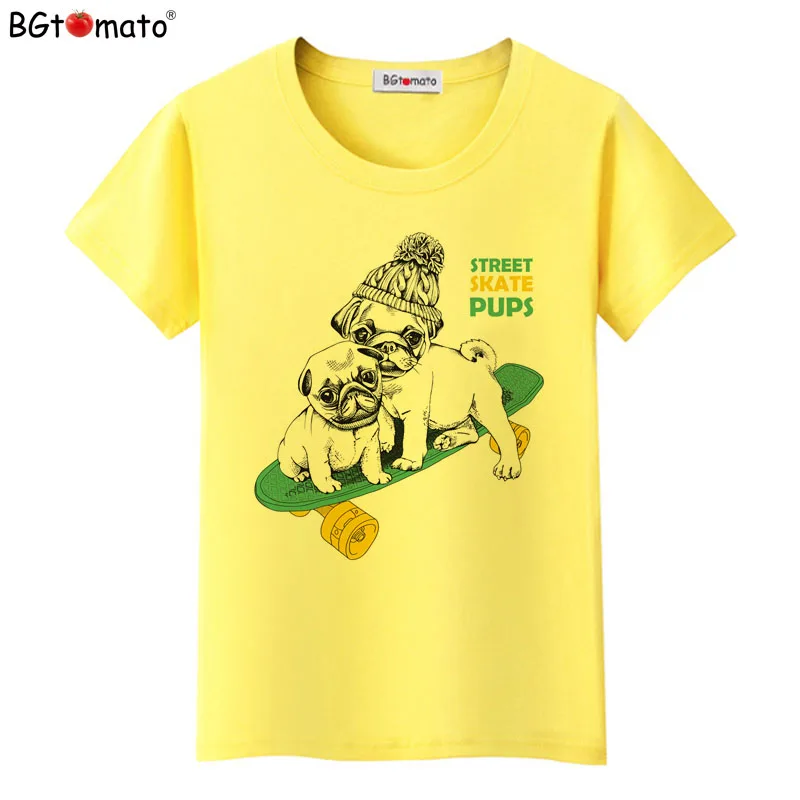 

BGtomato Lovely dog funny pets T-shirts Brand new cool summer shirts Short sleeve casual tops women tees hot sale