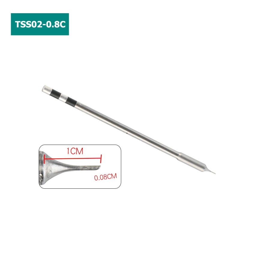 Original Quick TS1200A Soldering Iron Tip TSS02-I J SK 3C 0.8C SK-01 K 1C 2C Solder Iron Tip For Mobile Phone Motherboard Repair