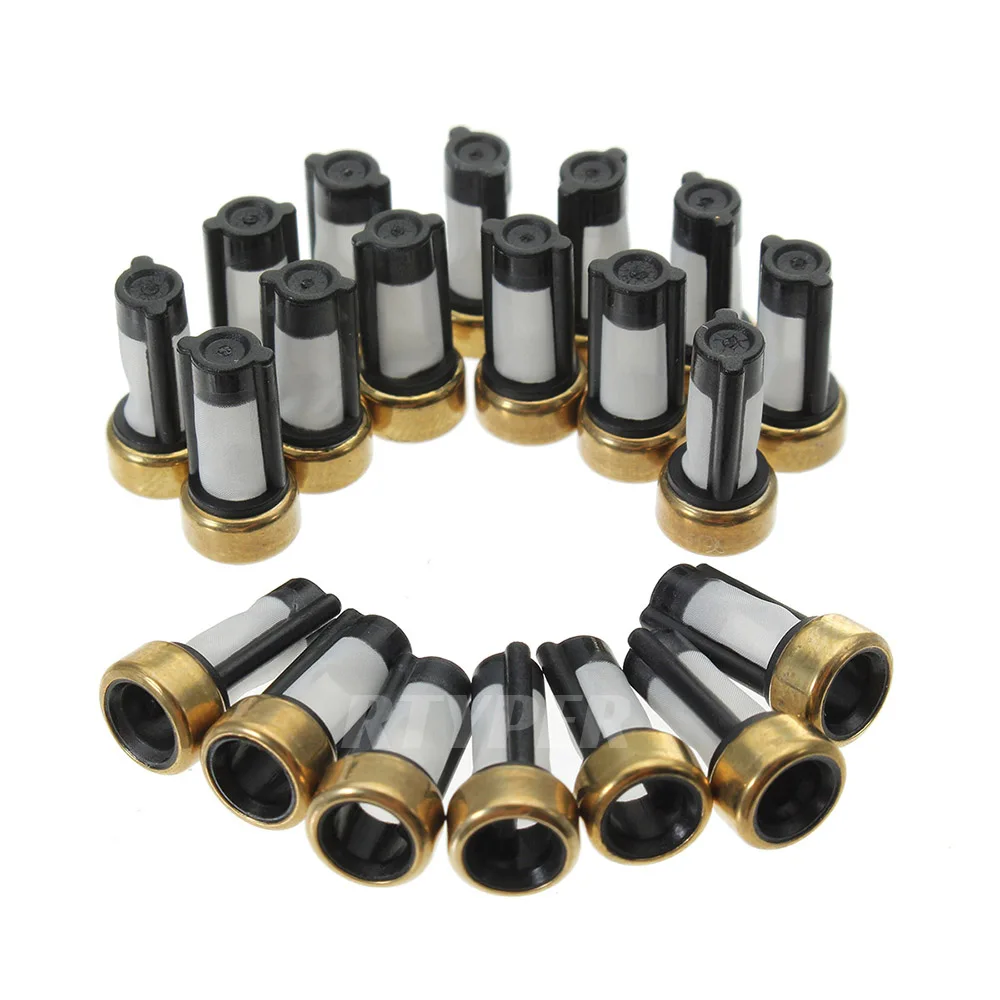 100 PCS Universal การใช้หัวฉีด Micro Filter 11001 สําหรับ Mazda 929 BMW Ford Festiva Mitsubishi Eagle 195500 -2030 195500 -2110