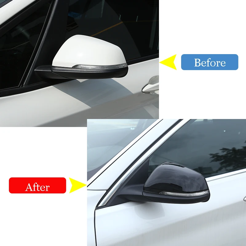 For BMW 1 2 Series F40 F45 F46 Gran Active Tourer ABS RearView Mirror Cover Trim for BMW X1 X2 2016-2022 F47 F48 Car Accessories