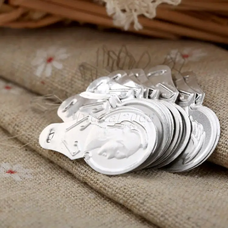 50 Pcs/Lot Aluminum Handworking Accessories Bow Wire Needle Threader Stitch Insertion Tool For Hand Machine Sewing DIY Craft