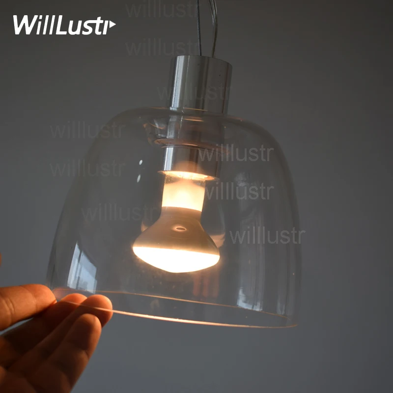 Willlustr reproduction suspension light Modiss Serena Spain design glass lighting dinning living room hotel cafe  pendant lamp