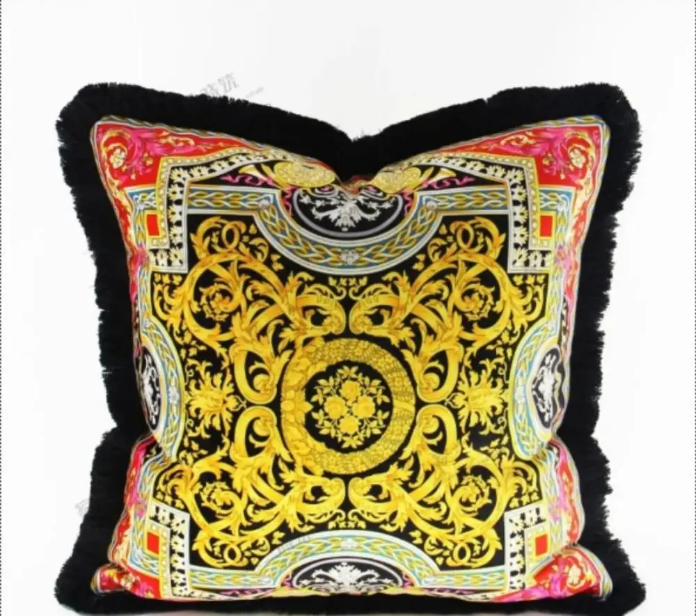 Luxury Velvet Cushion Cover Palace Customize Throw Pillow Covers Club Company Christmas Gift