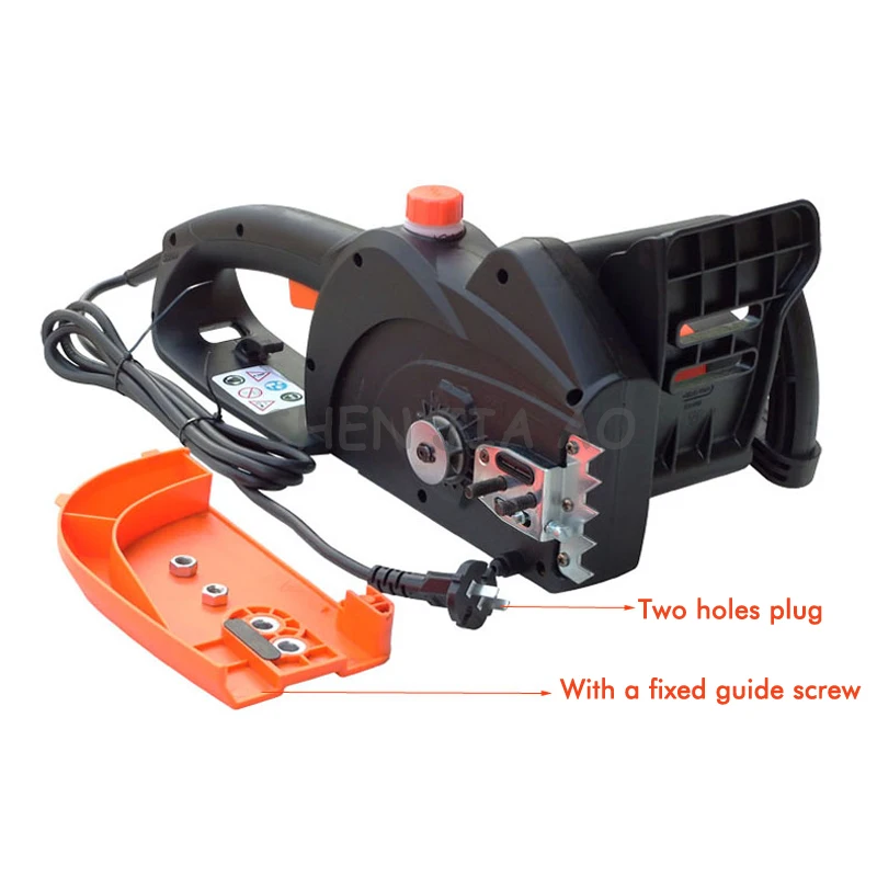 Household electric chain saw high power 16-inch woodworking saw automatic pump oil electric chain saw 220V 2200W 1PC