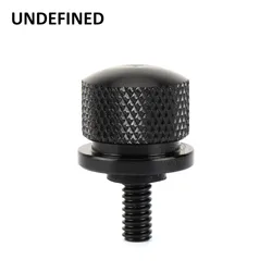 Boulon de siège de moto chromé noir, vis à languette pour Harley Road King Street, foetal de Ultra Sportster XL883 ocia FXDB Softail Fatboy