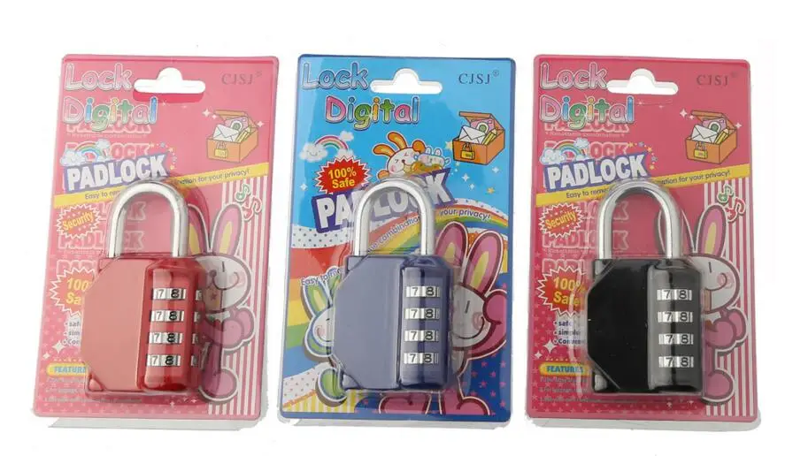 

6pcs/lot! Password Combination Code Number Lock Padlock For Luggage Bag Backpack Handbag Suitcase Drawer Luggage Lock