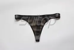 underwear women Suitop latex briefs for woman thong in trasparent black