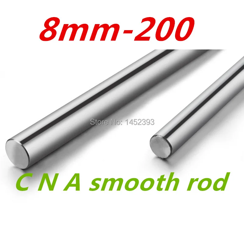 

2 pcs 8mm linear shaft 200mm 8mm L200mm linear rail linear rod 8mm cnc parts 3d printer parts