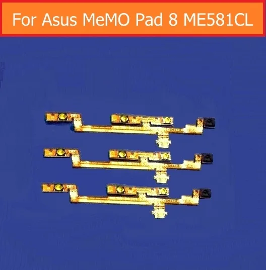 Genuine  on/off power flex cable for Asus MeMO Pad 8 ME581CL K01H K015 volume flex cable of up/down side control keypad