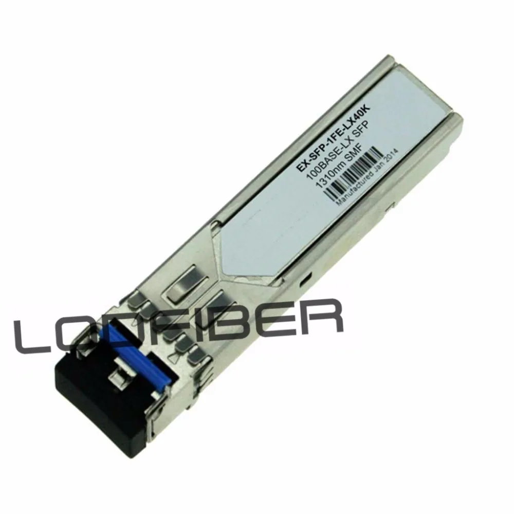 

EX-SFP-1FE-LX40K Compatible 100BASE-EX SFP 1310nm 40km Transceiver
