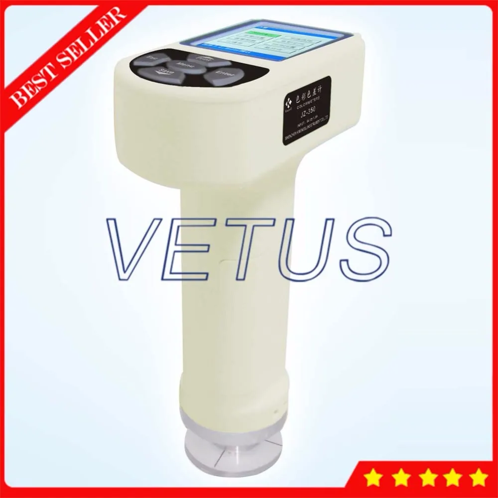 Digital Colorimeter with 8mm Color Difference Meter Tester Data Logger Functions JZ-350 D65 D50 F11 C Illuminant