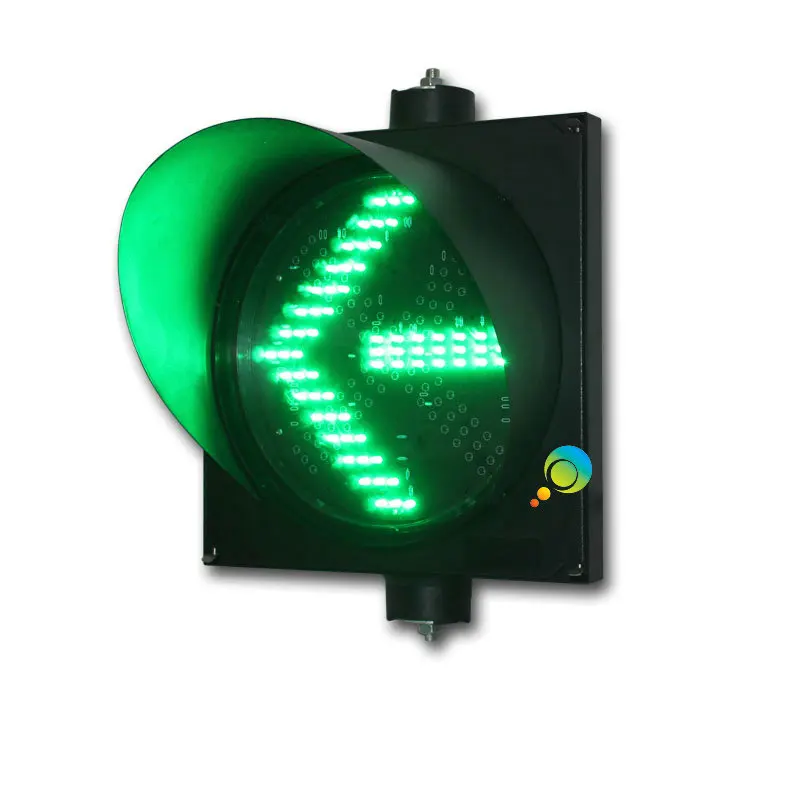 300mm High quality waterproof PC housing green arrow light LED traffic signal light