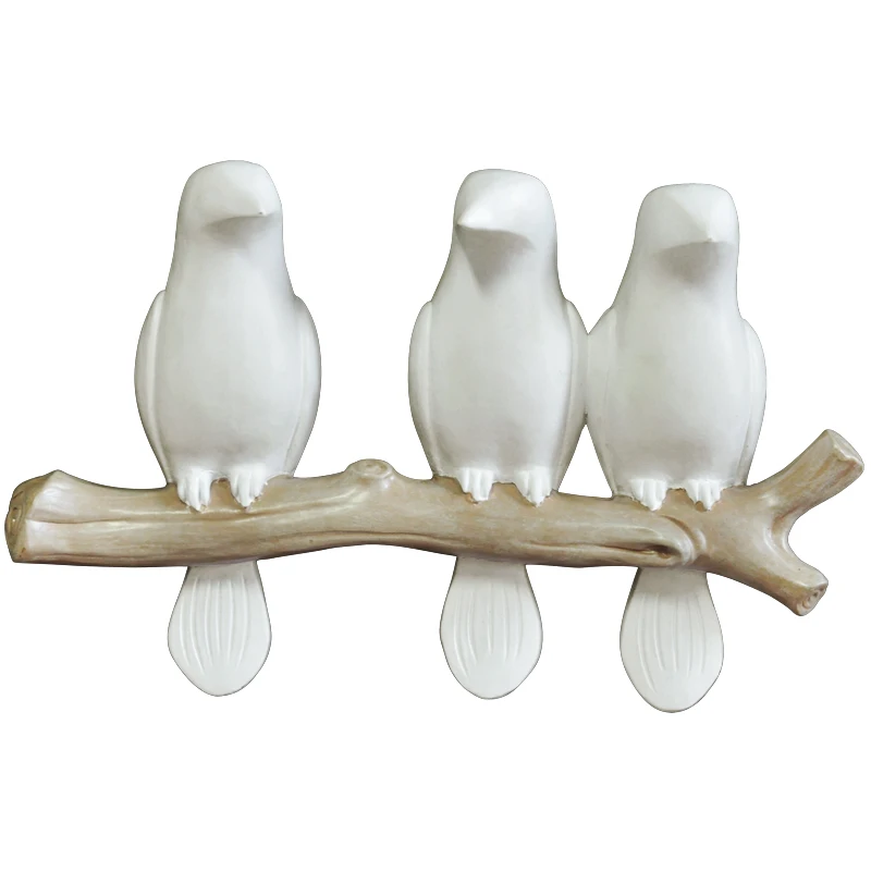 

The Nordic rural resinous birds interior decoration wall decoration wall decoration on the wall of the animals hang decoration