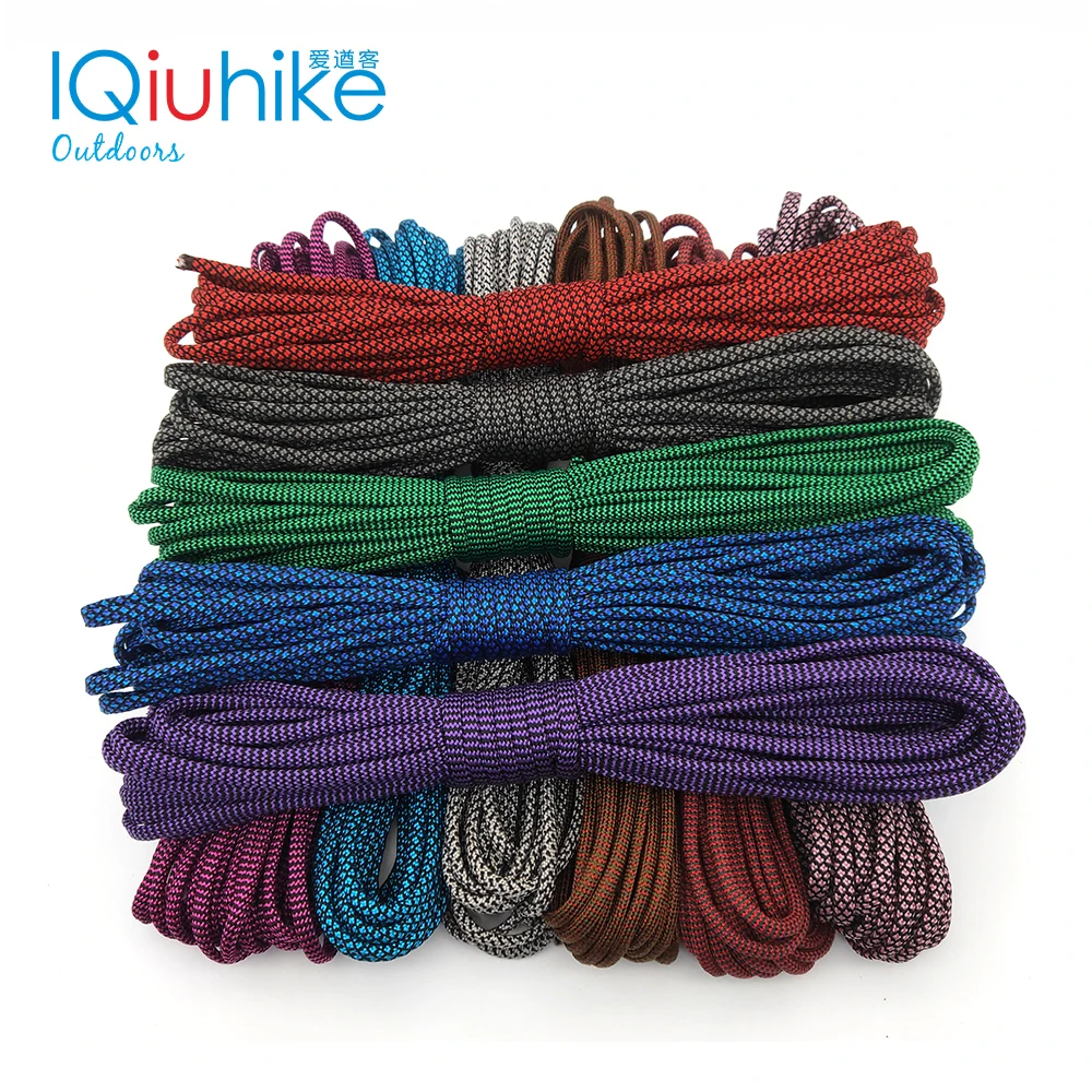 5 mét Dia.4mm 7 đứng Lõi Paracord cho Sự Sống Còn Parachute Cord Lanyard Cắm Trại Leo Núi Cắm Trại Đi Bộ Đường Dài Phơi Quần Áo