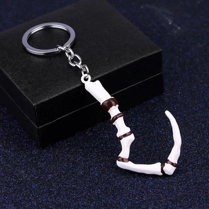 dongsheng Game Dota 2 Cosplay Keychain Immortal Dragon Butcher Pudge Key Chain Talon Hook Dota2 Keyring For Men Gift -50