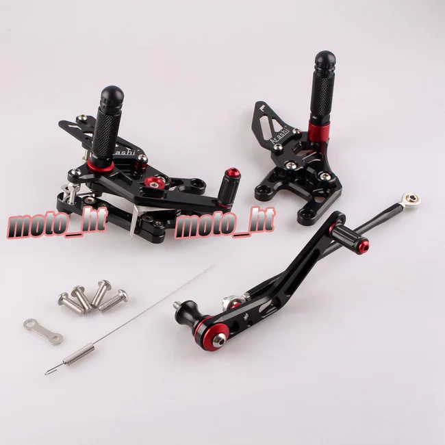 

Motorcycle Rearset Rear Set Adjustable Footpegs For HONDA 2008-2013 CBR 1000RR 08 09 10 11 12 13 Black