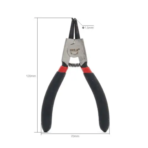 5 "Nội Bộ Uốn Cong Giữ Lại Vòng Kẹp Chữ C Circlip Loại Bỏ Cài Đặt Kìm X360 RC Xe Máy Bay Trực Thăng Thuyền