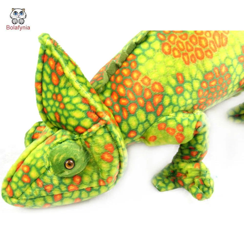 

Children Stuffed Plush Toy Baby Kids Christmas Birthday Chameleon Animal Simulation Pets