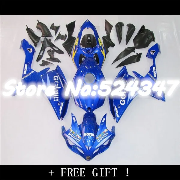 

black blue 07-08 YZF-R1 YZF1000 YZF R1 07 08 YZF 1000 YZFR1 07 08 Blue black 2007 2008 for Yamaha-Nn