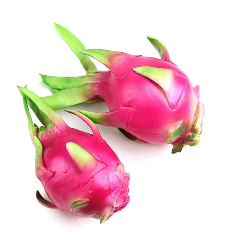 Creative Fruit Artificial Pitaya PU Dragon Fruit Home Decor Photography Kids Play Toys Fake Fruit