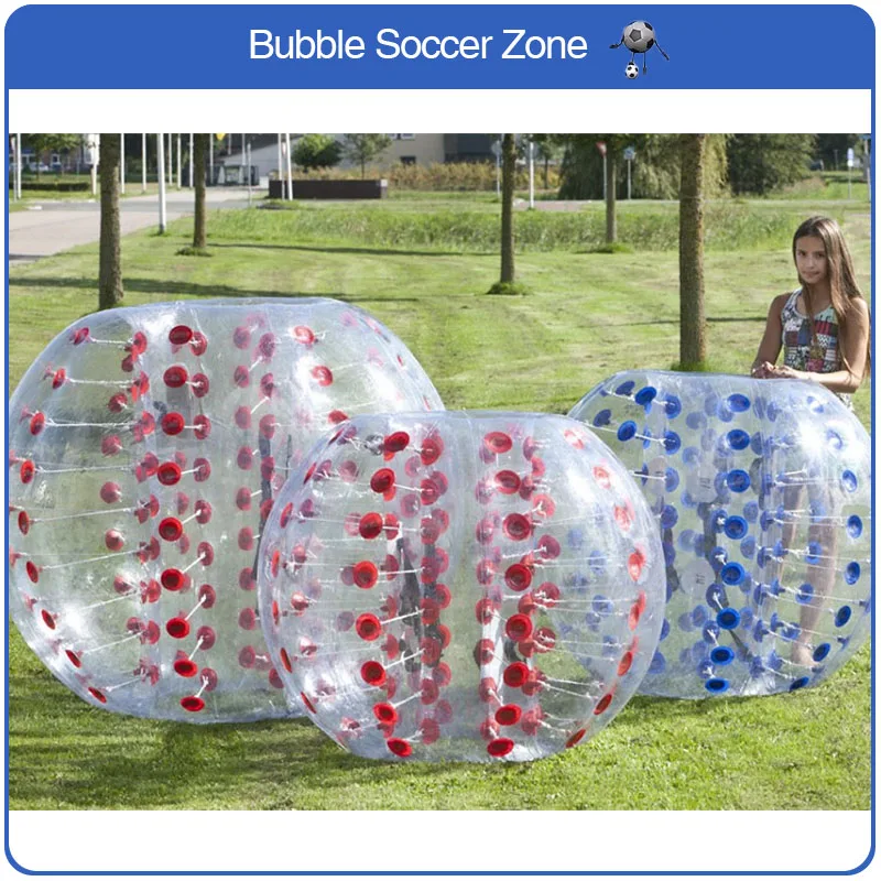 축구공 팽창식 범퍼 볼, 공기 범퍼 볼, 바디 축구 Zorb 볼, 무료 배송, 0.8mm PVC, 1.5m