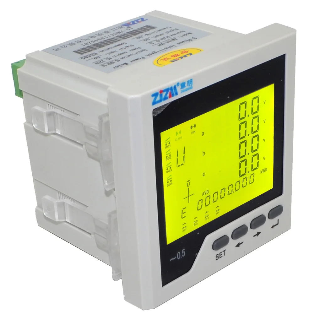 

Multifunction Intelligent Digital LCD Display Three-phase Network Power Meter Ammeter with RS485 Communication Function 12003222