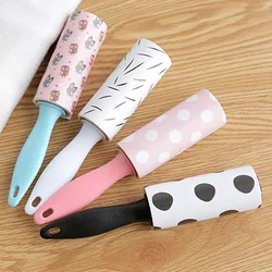 Mini Roller Dust Wiper Clothes Coat Sticky Lint Roller Clothes Cleaning Hair Remover Portable Replaceable Core Cleaning Tool