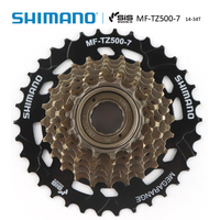 SHIMANO MF-TZ500 7 Speed 6 Speed Bicycle Freewheel 14-28T 14-34T Sprocket 7s 6s Steel for MTB Road Folding Bike Cycling Bicycle