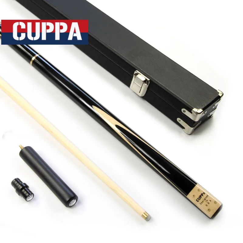 New Cuppa 3/4 Snooker Stick Snooker Cue Case Set 9.8mm Tip Maple/Ash Wood Shaft Options China