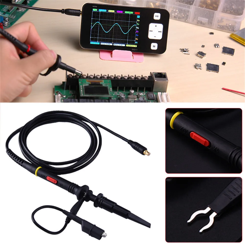 Oscilloscope Probe Kit 60MHz 1X 10X High Voltage Probe For Oscilloscope DSO201 DS201 DSO203 DS203 DSO202 DS202 VC101