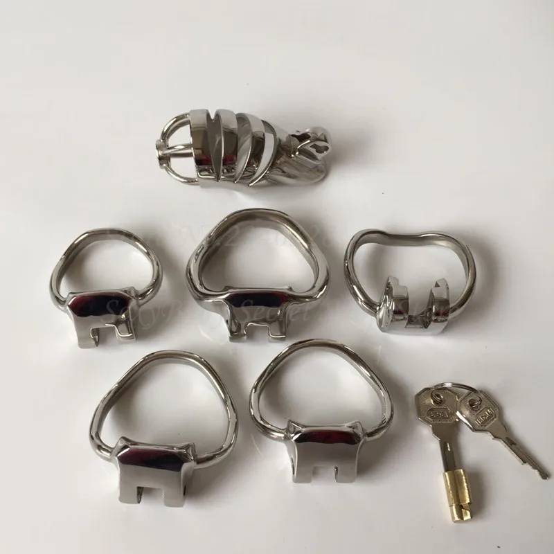 New Stainless Steel Male Chastity Device with Stealth Lock,Cock Cage,Penis Rings,Chastity Belt,Adult Sex Toys For Man