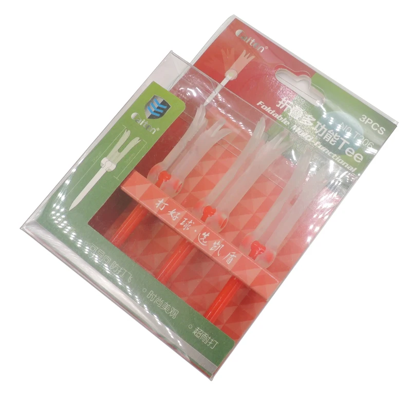 3pcs/pack 85mm New Originality Multi-function Golf  Folding Tees