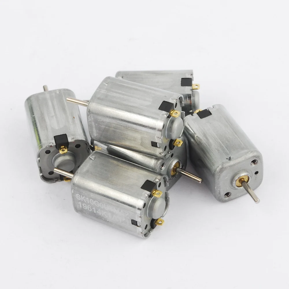 wholesales 20pcs Strong magnetic  10*10MM square Micro motor large torque mini six pole 6V-9V dc 9700-14700 rpm