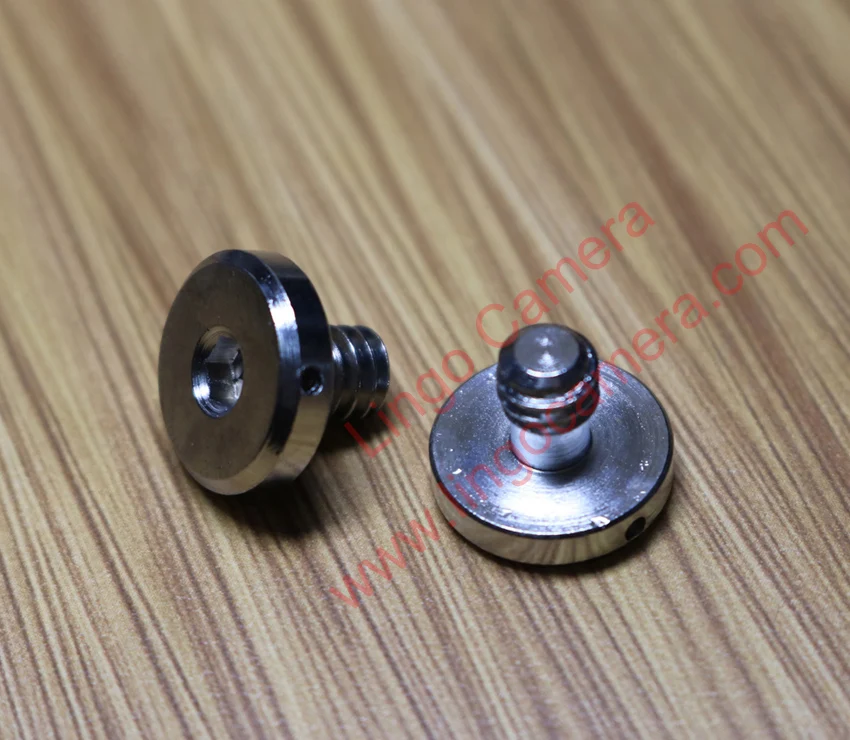 LL1481 Solid Silver Captive 1/4 "สกรูสำหรับกล้องขาตั้งกล้อง Monopod