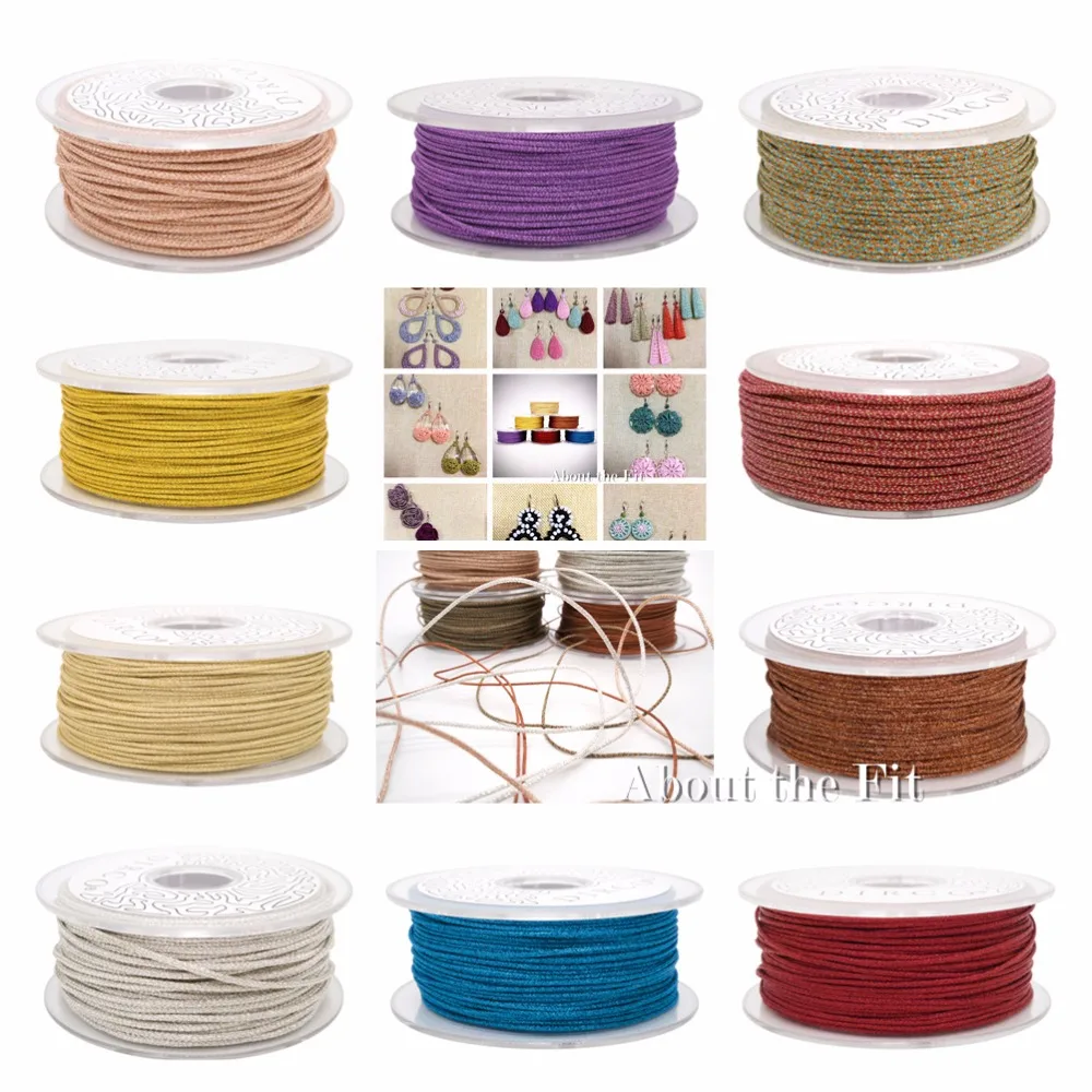 Braided Nylon Wire Multistrand Yarn 0.8mm 30M For Jewelry Making Beads Cord Stranded Strings Handcrafts Multiple Thread Finding