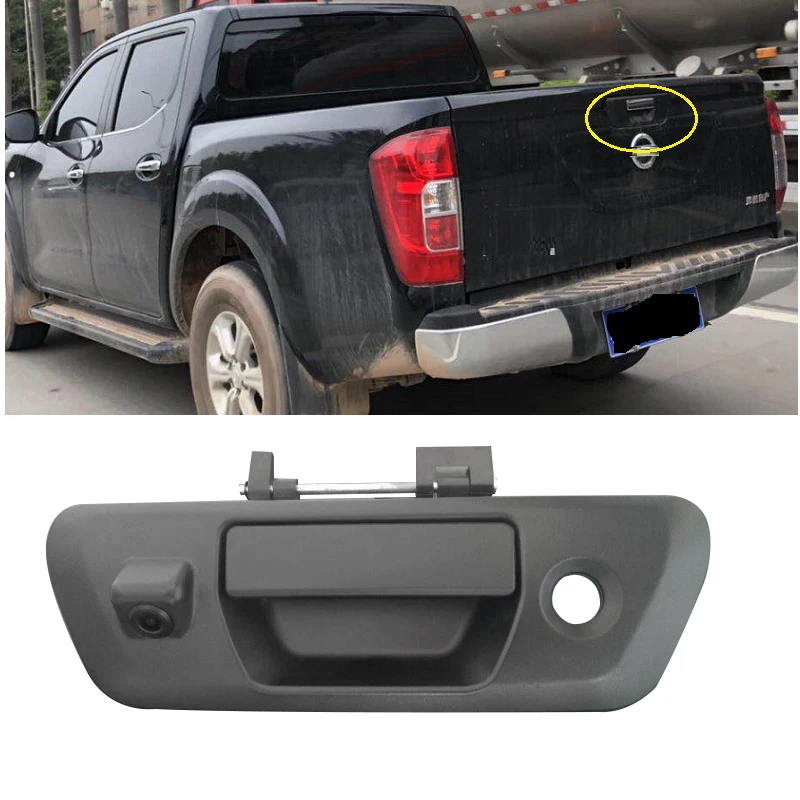 

TRUNK COVER PARKING AUTO REARVIEW CAMERAS FIT FOR NISSIAN NAVARA NP300 2015-2018 PICKUP CAR BACK SIDE REVERSE CAMERA