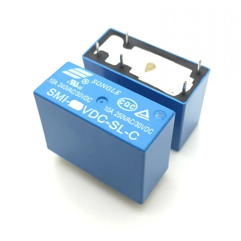 Power Relais SMI-05VDC-SL-C SMI-12VDC-SL-C SMI-24VDC-SL-C 5V 12V 24V 10A 5PIN Relais – Detail 4