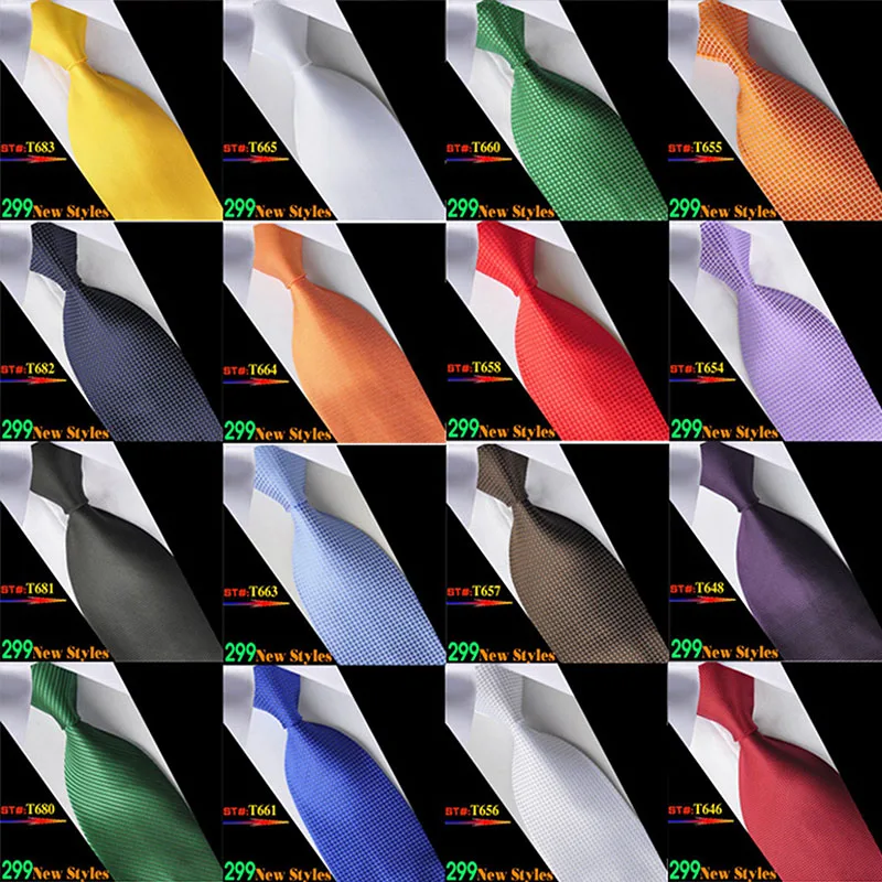 2024 Elegant Striped Men Neckties 8cm Wide Necktie For Men Shirt Accessories Solid Neck tie Party Plaid Wedding Gravatas