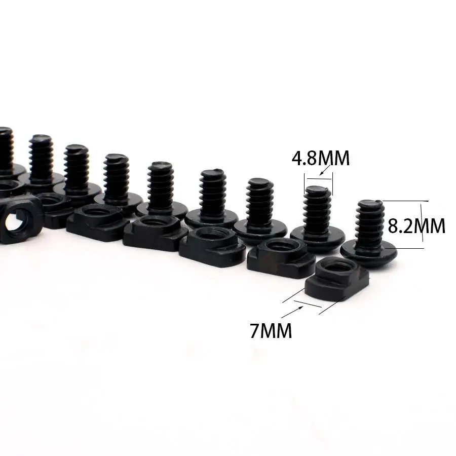 

10 Pack M-LOK Screw and Nut Replacement Set for Rail Sections - with Wrench