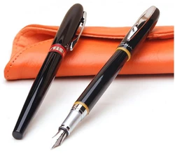 Luxury Iraurita Fountain Pen Picasso Pimio 907 Silver Clip Black 0.5mm Ink Pens the Best Gift Writing Stationery