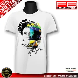T-Shirt AYRTON SENNA Brasil Legend Driver Pilota Fashion Art Moda Newest Men'S Funny Streetwear Tees T Shirts