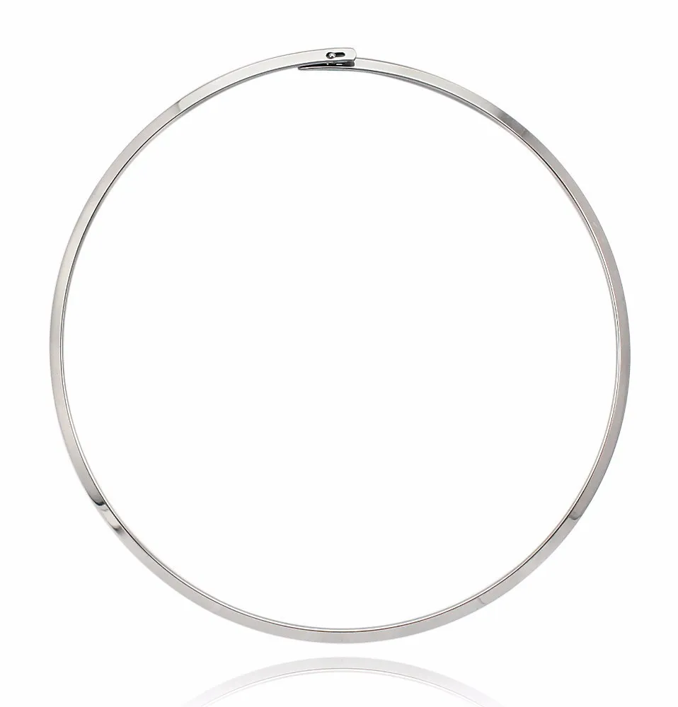 Gold/Silver Color Choker Necklace For Women Men Fashion Punk Jewelry Christmas Present High Quality