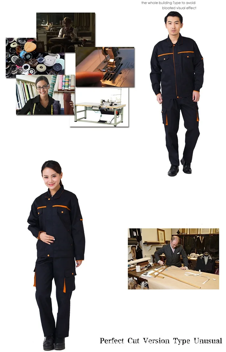 Worker Clothing Workwear Clothes Set Men Women Workmen Factory Uniform Wear-resistant Repairman Auto Car Workshop Welding Suits